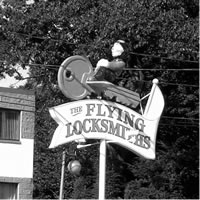 Flying locksmith